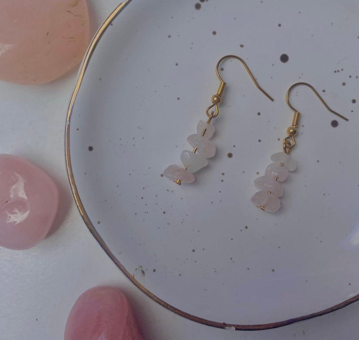 Crystal Chip Earrings
