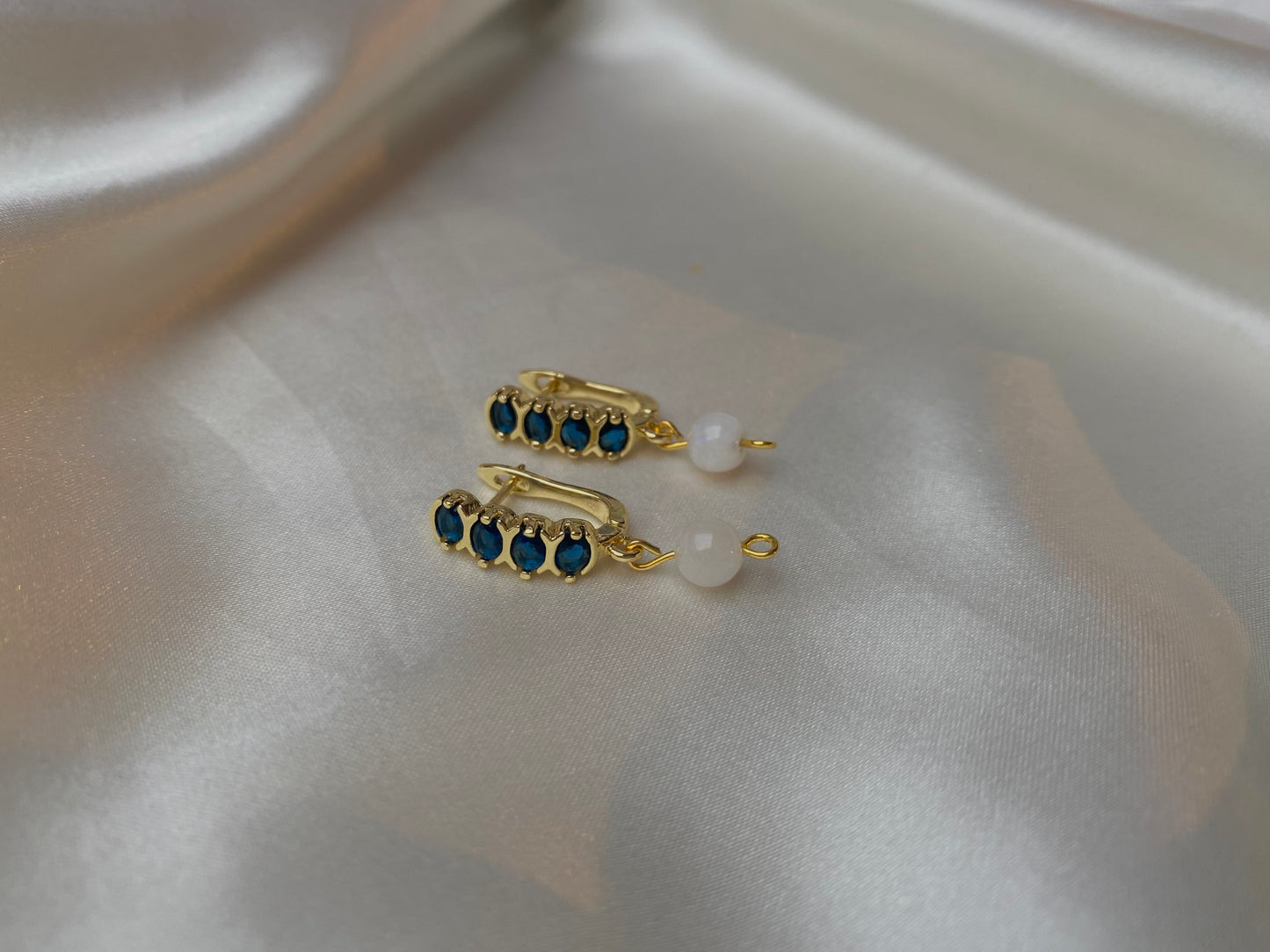 Midnight Earrings - 18k gold plated