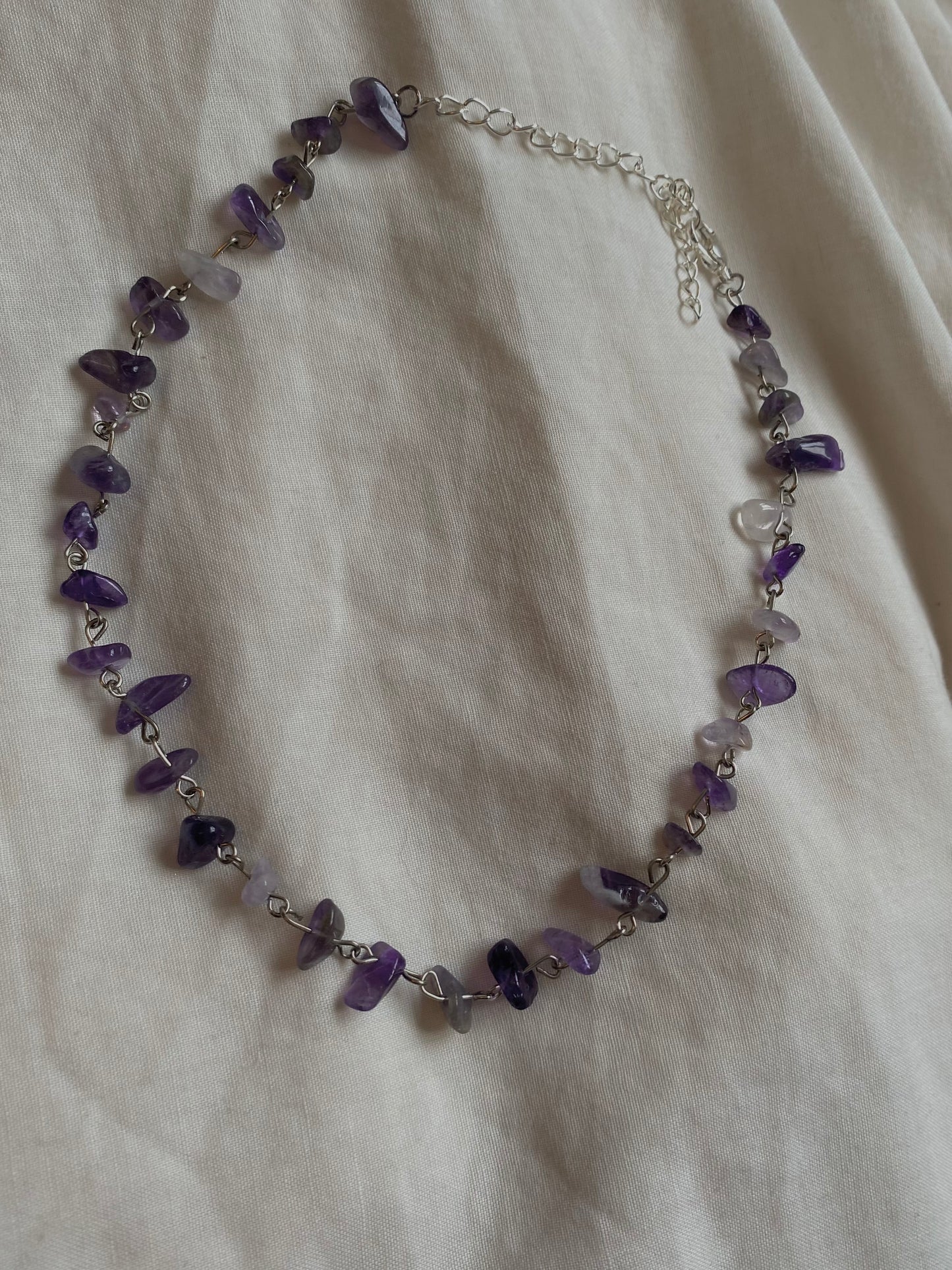 The 'Mona' Necklace with Amethyst