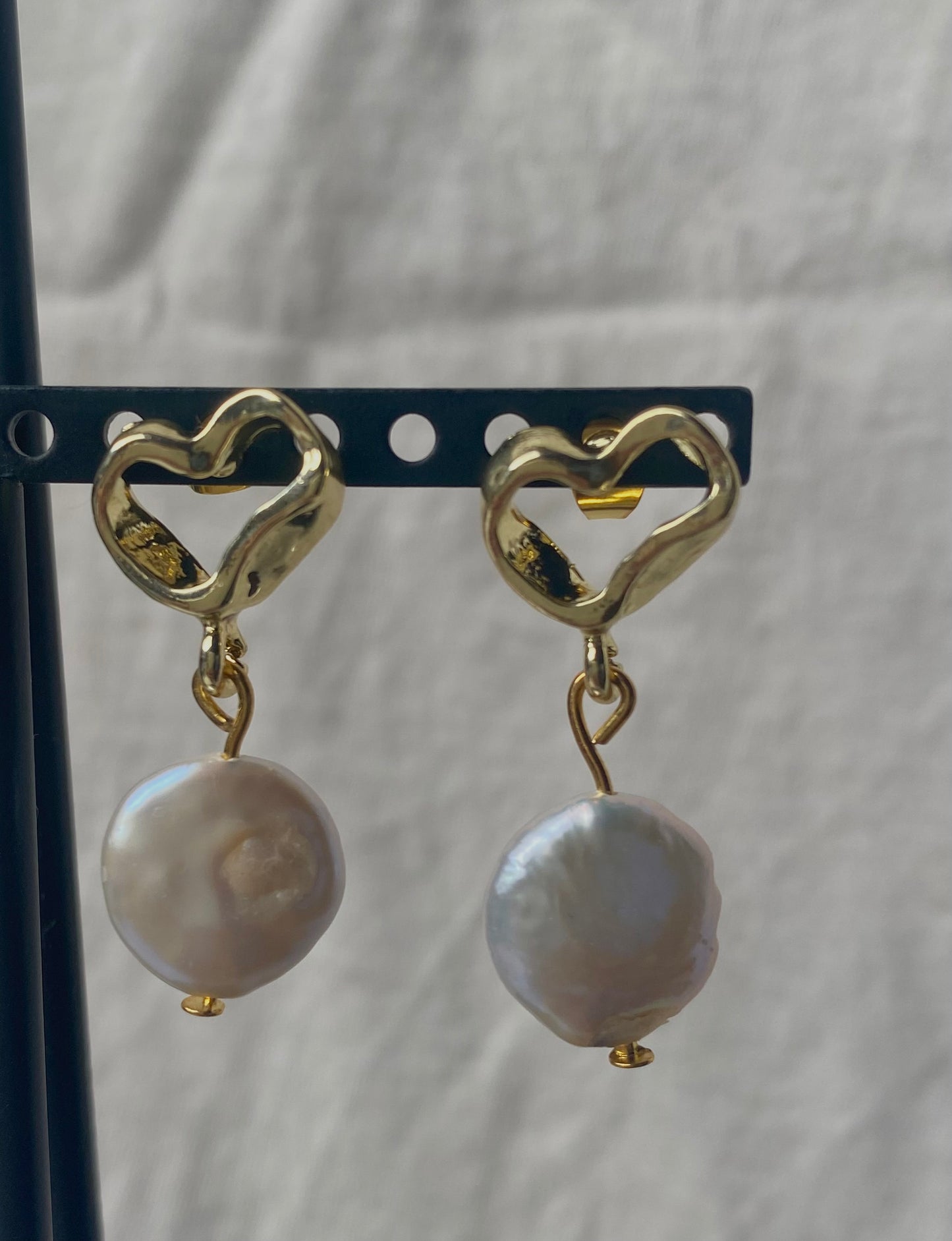 You Melt my Heart - 24k gold plated studs
