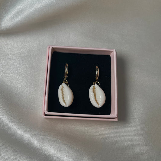 The Cowrie Hoops